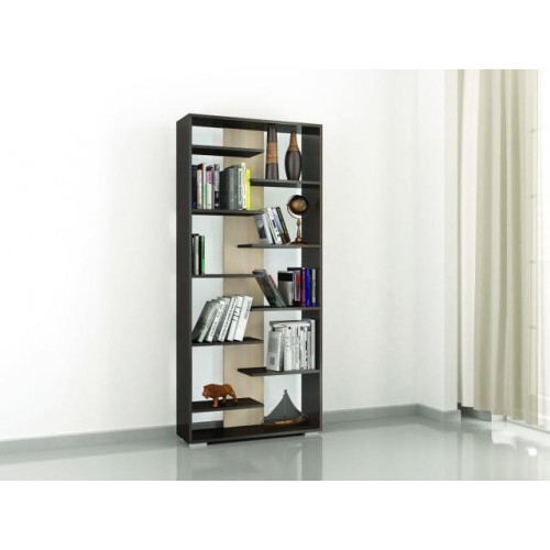 Стеллаж «Ромео-3» (Венге / Дуб молочный)