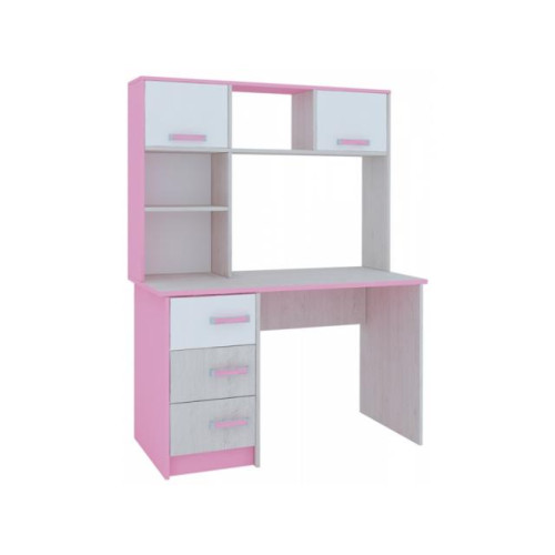 Стол письменный Агнешка м10 пикар/розовый