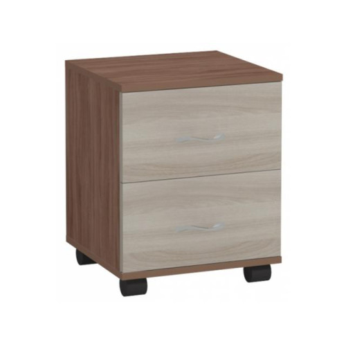 Тумба для стола Тумба выкатная 1 шимо темный/шимо светлый