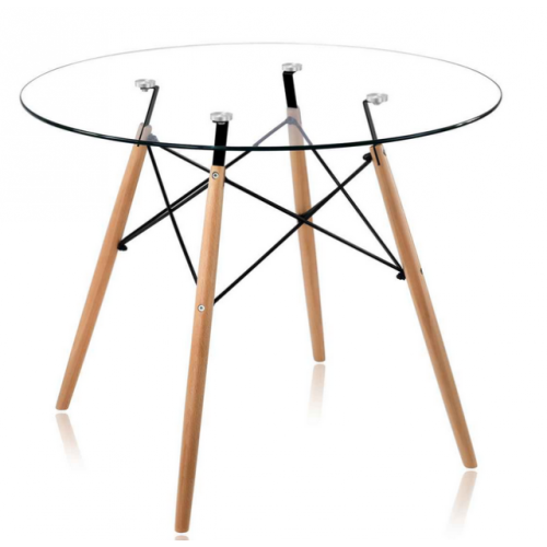 Стол обеденный из стекла GH-T10 прозрачное стекло