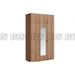 Шкаф 3-х ств.с ящиками (Венге/Лоредо)