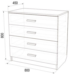 Комод «К-1» 800 мм