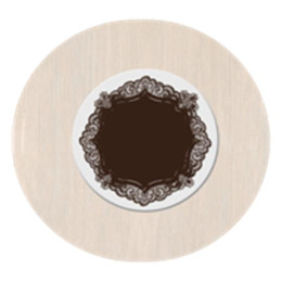 Стол журнальный "Прима 2" (Венге/МДФ Лоредо)