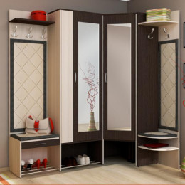 Прихожая «Ольга» (Дуб молочный / Крем)