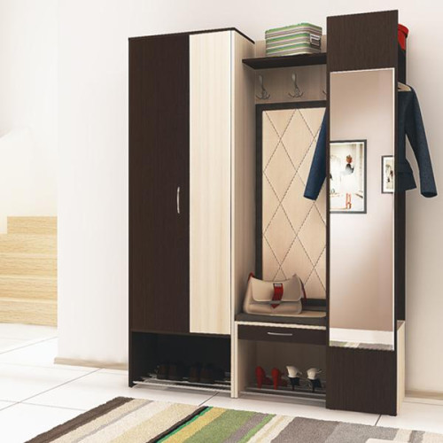 Прихожая «Ольга» (Дуб молочный / Крем)