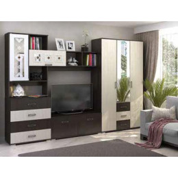 Гостиная «Яна» ЛДСП (Комплектация 3)