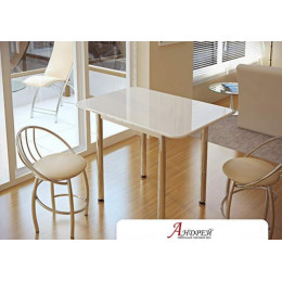 Стол обеденный BTS (Белый глянец)