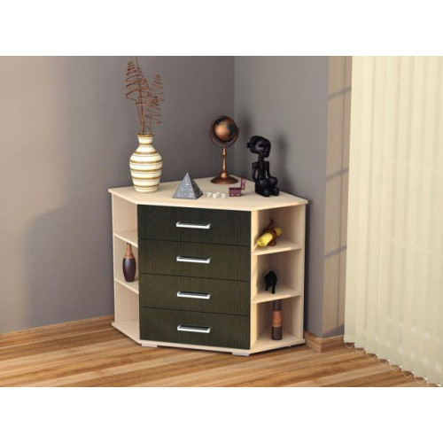 Комод «Катрин 7» (Дуб молочный / Венге)