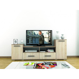 Тумба ТВ «Парус-2» (Ясень шимо / Дуб сонома)