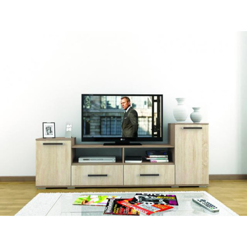 Тумба ТВ «Парус-2» (Ясень шимо / Дуб сонома)