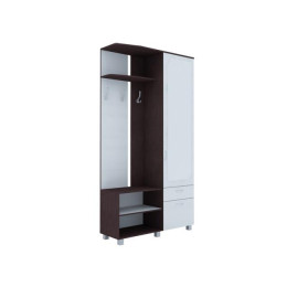 Прихожая "Ева 1" венге/рамух белый