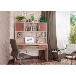 Стол компьютерный «Стол №8» Шимо темный/Шимо светлый