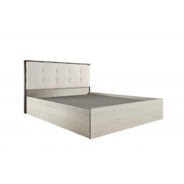 Кровать ЛК-2 Лирика (1,6) дуб сонома/велюр карамель