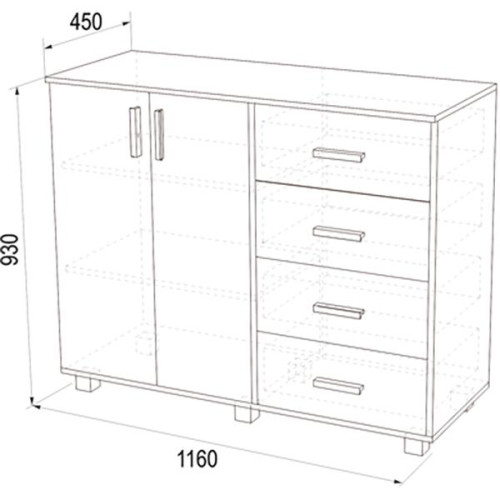 Комод «К-16» 1160 мм