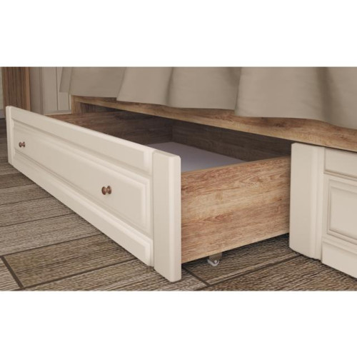 Подростковая комната Богуслава дуб баррик светлый/крем брюле