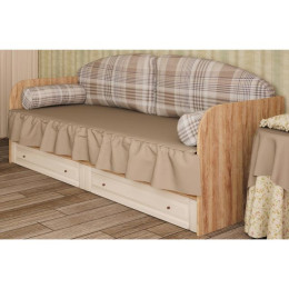 Подростковая комната "Богуслава" дуб баррик светлый/крем брюле