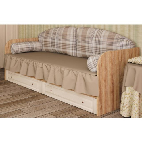 Подростковая комната Богуслава дуб баррик светлый/крем брюле