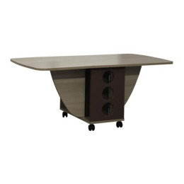 Стол журнальный "Джозеф" шимо св./шоколад