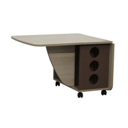 Стол журнальный "Джозеф" шимо св./шоколад