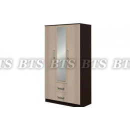 Фиеста шкаф 3-х створчатый (Венге/Лоредо)