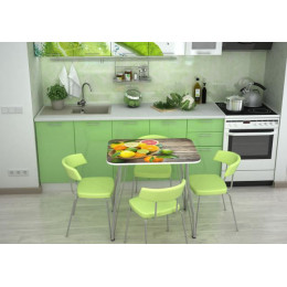 Стол с фотопечатью "Фрукты"