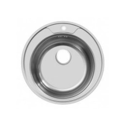 Мойка врезная круглая D49, 0,6 мм