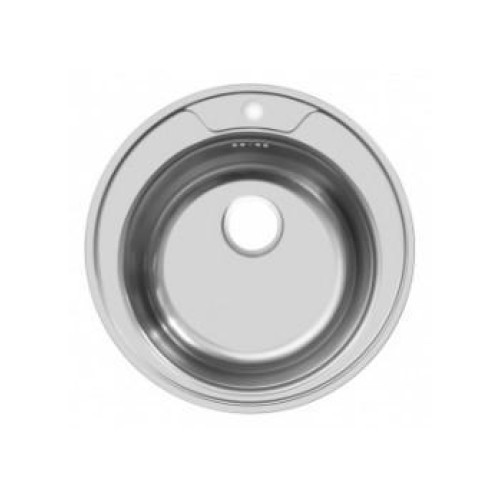 Мойка врезная круглая D49, 0,6 мм