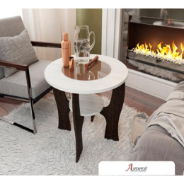 Стол журнальный "Прима 4" (Венге/МДФ Лоредо)