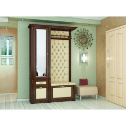 Прихожая «Прага» (Орех итальянский / Крем)