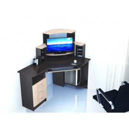 Стол компьютерный «Грета-7» (Венге / Дуб молочный)