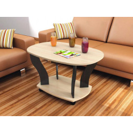 Стол журнальный «Консул-3» (Дуб молочный / Венге)