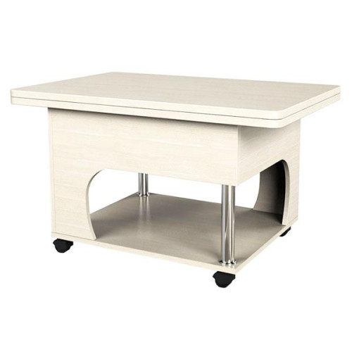 Стол журнальный раскладной «Рубин-1» Бодега белый