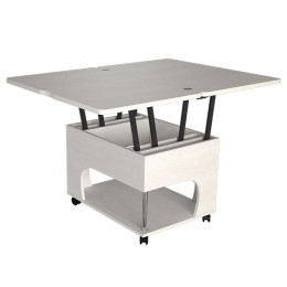 Стол журнальный раскладной «Рубин-1» Бодега белый