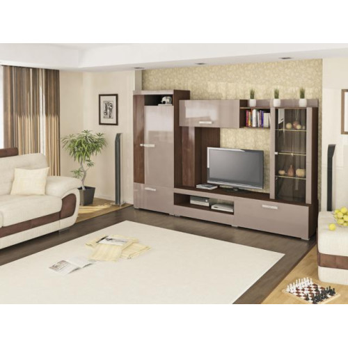 Гостиная «Бостон» Дуб Сантана/Мокко