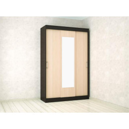 Шкаф-купе «Уют 1400» (Венге / Дуб молочный)