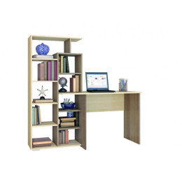 Стол компьютерный «Квартет-4» (Ясень шимо / Дуб сонома)