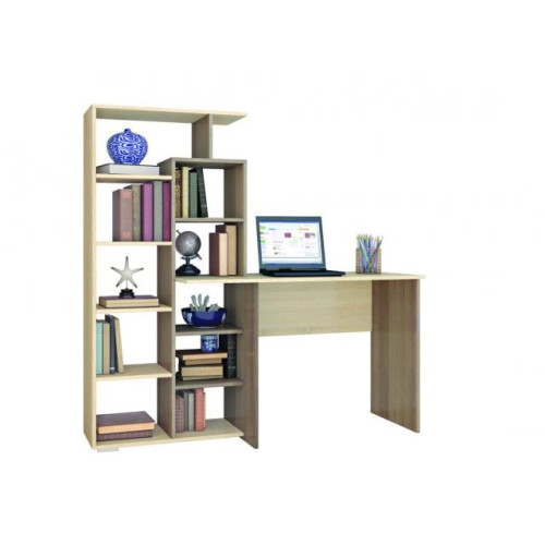 Стол компьютерный «Квартет-4» (Ясень шимо / Дуб сонома)