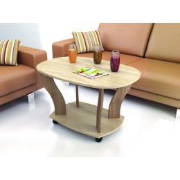 Стол журнальный «Консул-3» (Дуб сонома / Ясень шимо)