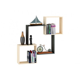 Полка навесная ПН-2 (Венге / Дуб молочный)