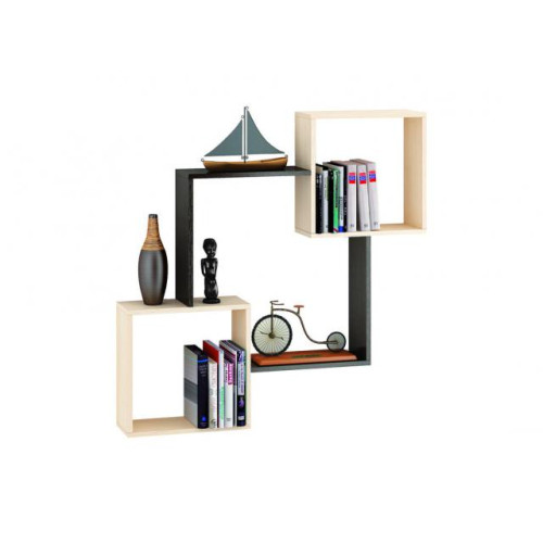 Полка навесная ПН-2 (Венге / Дуб молочный)