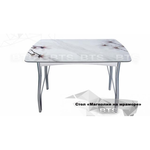 Стол обеденный БОН АППЕТИТ МАГНОЛИЯ НА МРАМОРЕ