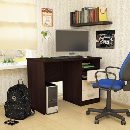 Стол компьютерный «Хит-1» (Венге/Млечный дуб)