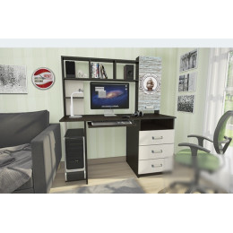 Стол компьютерный «КС-002» беленый дуб