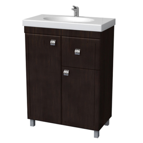 Тумба Толедо под ум-ник Next 60см, с 1-им ящиком, венге-белый 32733