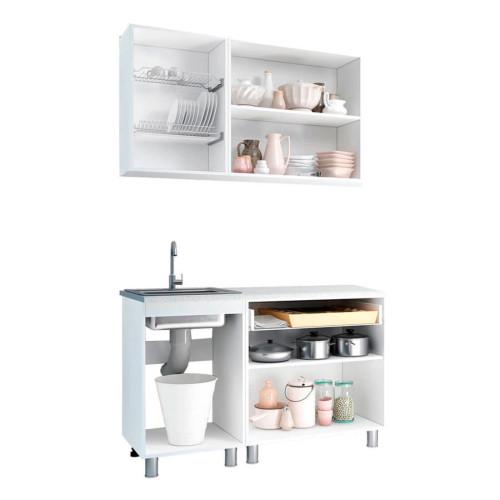 Кухня 1,2м Айсбери белый/сонома