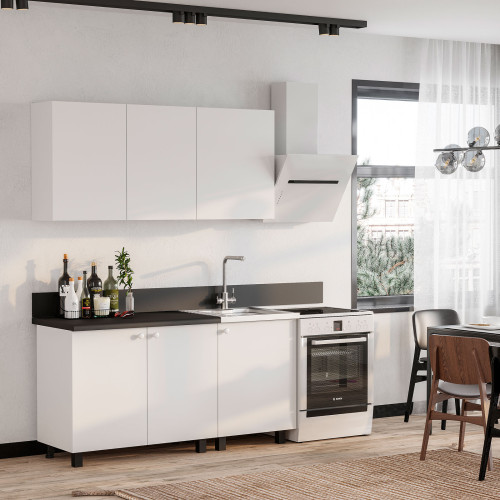 Кухня Куба 1,6 м белый