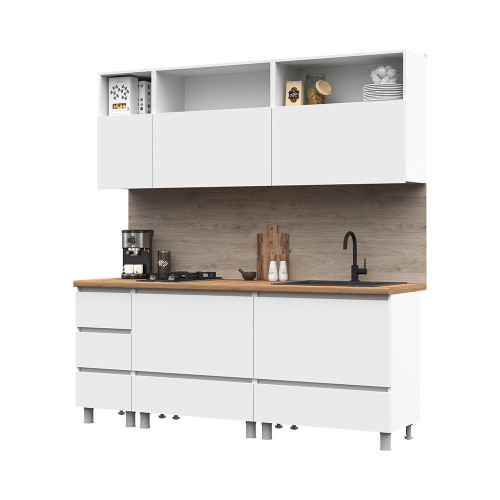 Кухня Хелен 2,0 белый/белый