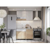 Кухонный гарнитур КГ - 4(1200) Белый / Дуб Сонома / Белый / Антарес