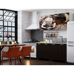 Кухня Кофе 1,6 белый/фотопечать