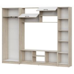 Мебель для гостиной "МГС 3" Дуб Сонома / Белый